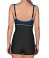 Bañador natación mujer Arena VENUS COMBISHORT blue/fresia rose