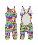 Bañador Mujer TURBO knee suit Graffitti 2 capas