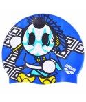 Gorro natación silicona ARENA Kun blue/samurai JR